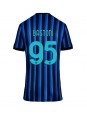 Billige Inter Milan Alessandro Bastoni #95 Hjemmedrakt Dame 2025-26 Kortermet